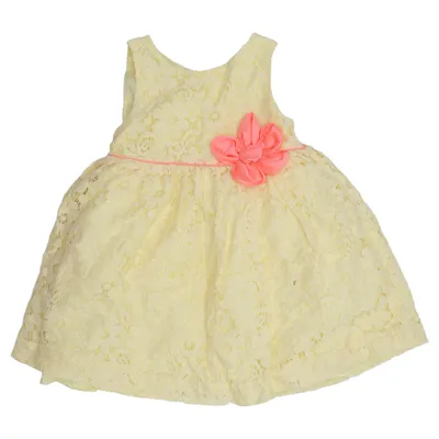 Robe (Jaune, Rose) de Cherokee Coton, Polyamide, Polyester