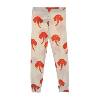 Pants (White, Multicolored) from Mini Rodini Cotton