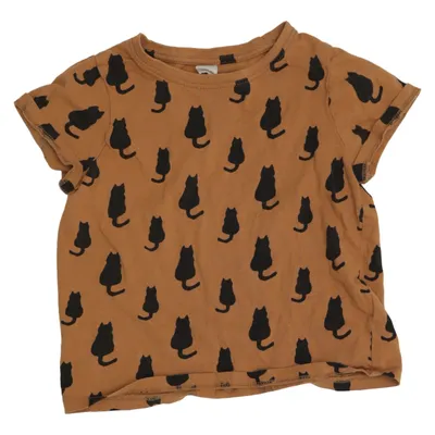 T-shirt (Marron, Noir) de Uniq Mini Coton
