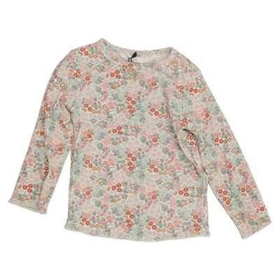 Lange mouwen shirt (Wit, Meerkleurig) van H&M Adorables Katoen, Elastaan