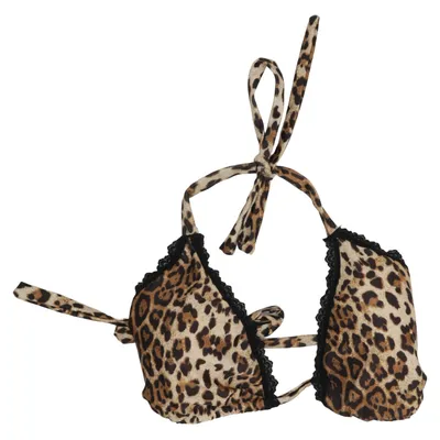 Haut de bikini (Marron, Noir) de Love by Lola Élasthane, Polyester