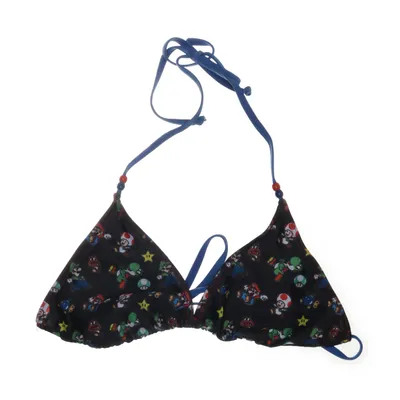 Bikiniöverdel (Svart, Blå, Flerfärgad) från Super Mario Elastan, Polyester