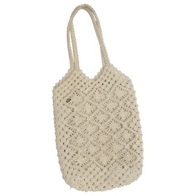 Strandväska (Beige) från Zara Bomull, Polyester