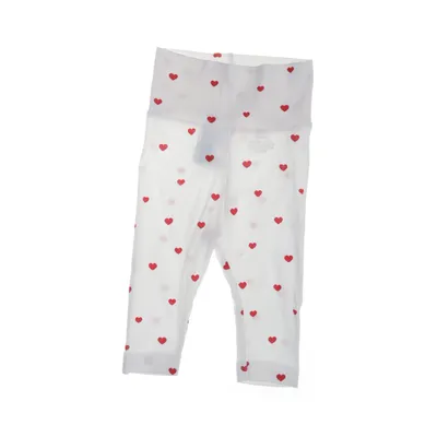 Byxor (Vit, Flerfärgad) från H&M Bomull, Elastan