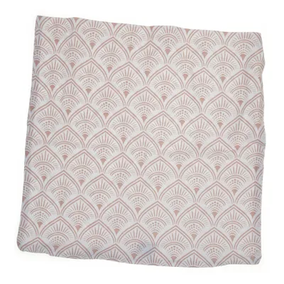 Cushion cover (White, Brown) from Better Cotton