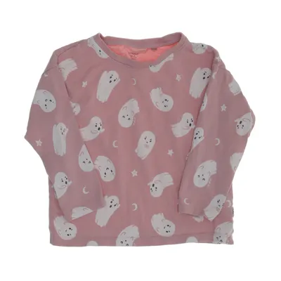 Långärmad t-shirt (Rosa, Flerfärgad) från Lindex Bomull, Elastan