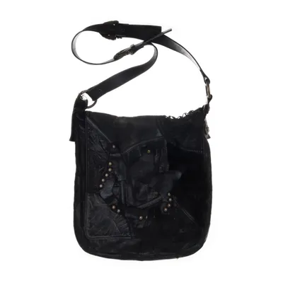 Shoulder-bag (Black, Green) from Save the Queen Leather