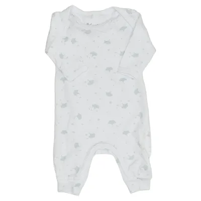 Sparkdräkt (Vit, Grå) från Coin de Rêve Ekologisk bomull