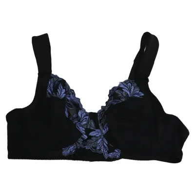 Bra (Black, Blue) from Nice Size Elastane, Polyamide