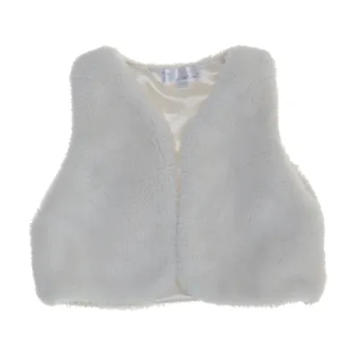 Väst (Vit) från Meo Petits Cailloux Polyester, Pälsimitation