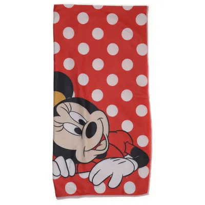 Handduk (Röd) från Disney Nylon, Polyester