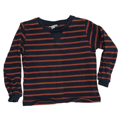 T-shirt à manches longues (Bleu, Orange) de Noa Noa Miniature Coton