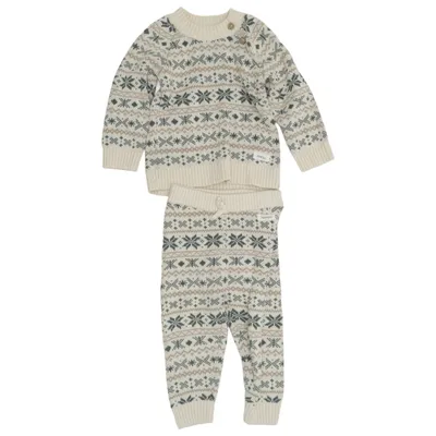 Set (Beige, Grijs, Wit) van Newbie by KappAhl Katoen