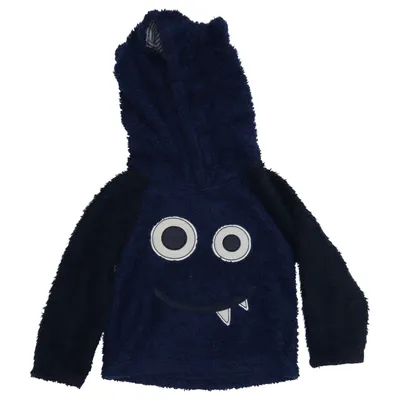 Hættetrøje (Blå) fra Baby Bomuld, Polyester