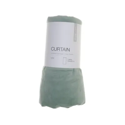 Rod pocket curtain (Green) from Rusta Home Polyester
