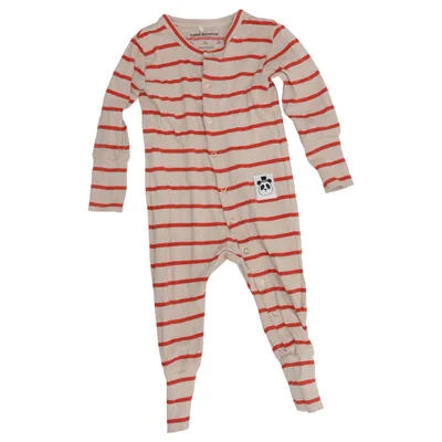 Sparkedragt (Beige, Rød) fra Mini Rodini Bomuld