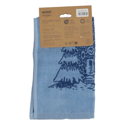 Towel (Blue) from Moomin by Arabia Cotton