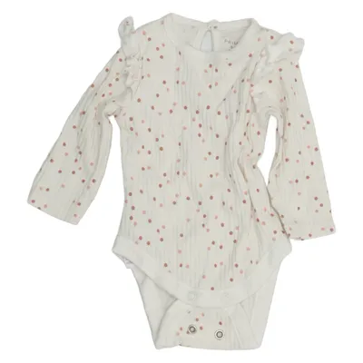 Body (Blanc, Rose) de Primark Baby Coton, Élasthane