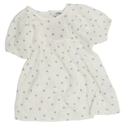Dress (White, Blue) from KappAhl Cotton