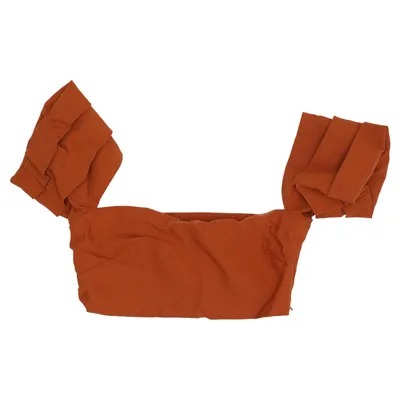 Crop top (Brun) från Vesper Elastan, Viskos