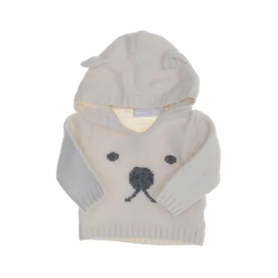 Hoodie (White) from The White Company Cotton, Wool