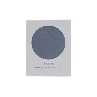 Fitted sheet (Blue) from Mushie