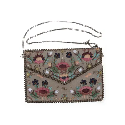 Envelope bag (White, Multicolored) from Bijou Brigitte