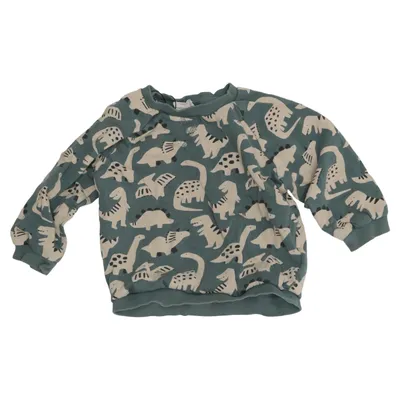 Sweatshirt (Blå, Beige) fra Little Me Bomuld