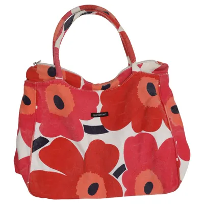 Canvas bag (Red, Pink, Multicolored) from Marimekko Cotton, Polyamide
