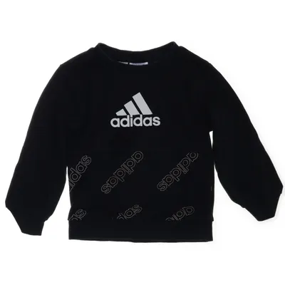 Collegetröja (Svart) från Adidas Bomull, Elastan, Polyester