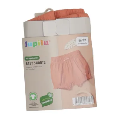 Short (Marron) de Lupilu Élasthane, Coton biologique, Polyester recyclé