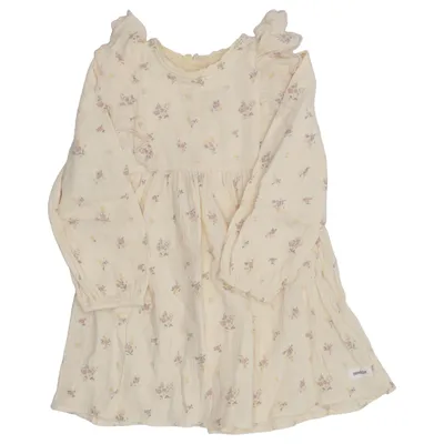 Klänning (Beige, Flerfärgad) från Newbie by KappAhl Bomull