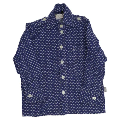 Chemise (Bleu, Blanc) de Gro Coton