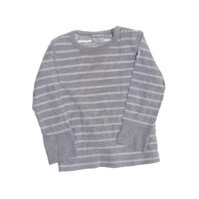 Long sleeve T-shirt (Gray, White) from Polarn O. Pyret