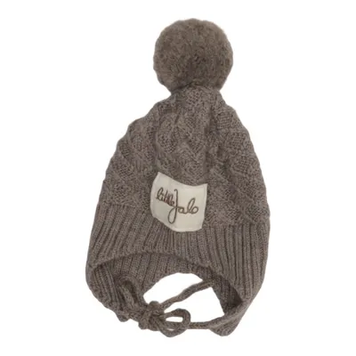 Bobble hat (Gray) from Little Jalo
