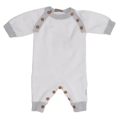 Rompers (White, Gray) from Hust & Claire Cotton