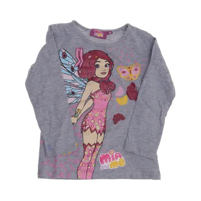 Long sleeve T-shirt (Gray) from Mia and Me Cotton, Viscose