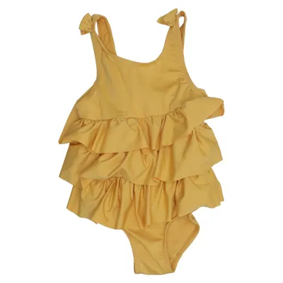 Swimsuit (Yellow) from Newbie by KappAhl Elastane, Polyester
