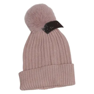 Bobble hat (Pink) from Vince Camuto Metallic fiber, Polyamide, Polyester, Viscose