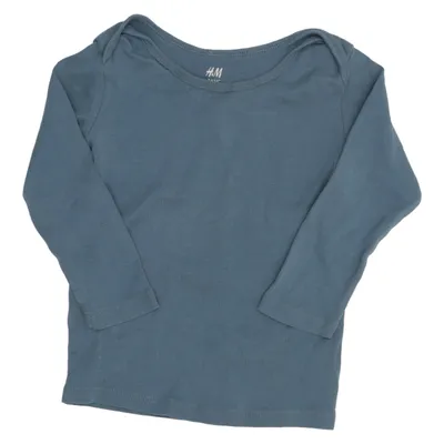 Långärmad t-shirt (Blå) från H&M Basic