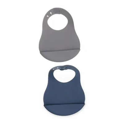 Bib (Gray, Blue) from Cam Cam