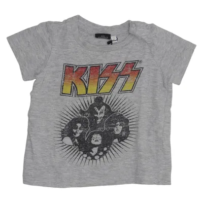 T-shirt (Gris) de Kiss Coton