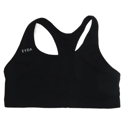 Sports bra (Black) from EYDA Elastane, Polyamide