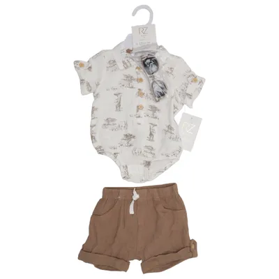 Set (White, Brown, Multicolored) from Rachel Zoe Cotton