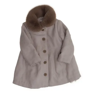 Frakke (Beige) fra Newbie by KappAhl Polyester, Uld