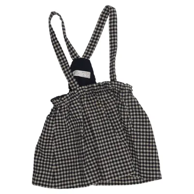 Hängselkjol (Blå, Beige) från Zara BabyGirl Akryl, Polyester, Ull