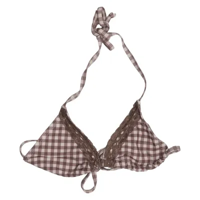 Bikini top (Bruin, Wit) van Musera Elastaan, Polyester
