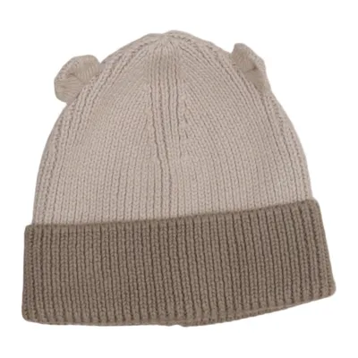 Beanie (Beige, Brown) from Liewood Organic cotton