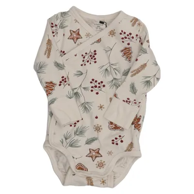 Body (Beige, Flerfarvet) fra Lindex Baby Bomuld, Elastan