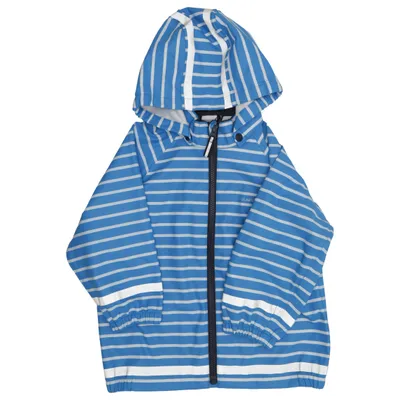 Regnjacka (Blå, Vit) från Polarn O. Pyret Polyester, Polyuretan